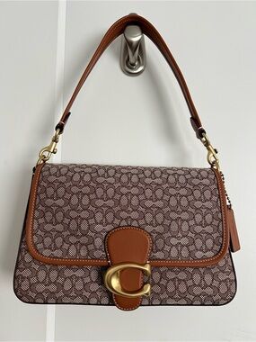 Coach Soft Tabby Brown Signature Canvas